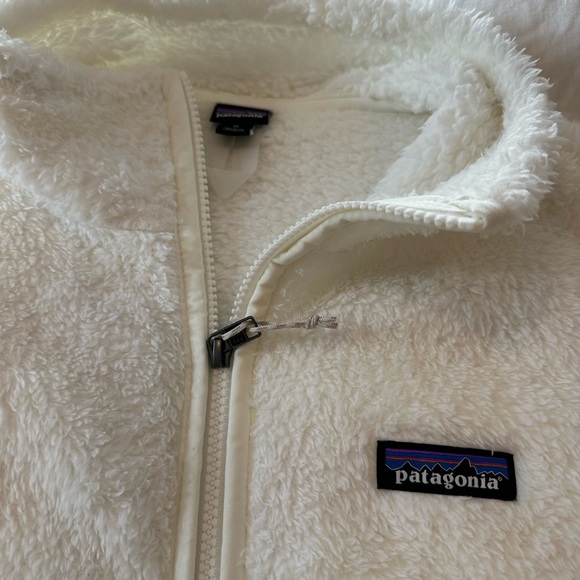 White Patagonia Fleece Zip - Picture 3 of 6